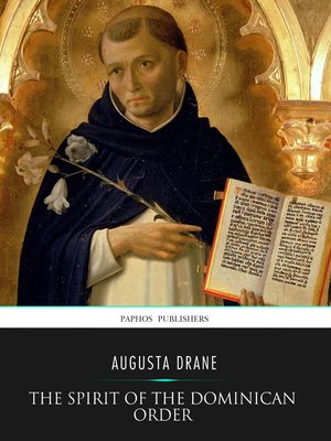 cover image of The Spirit of the Dominican Order